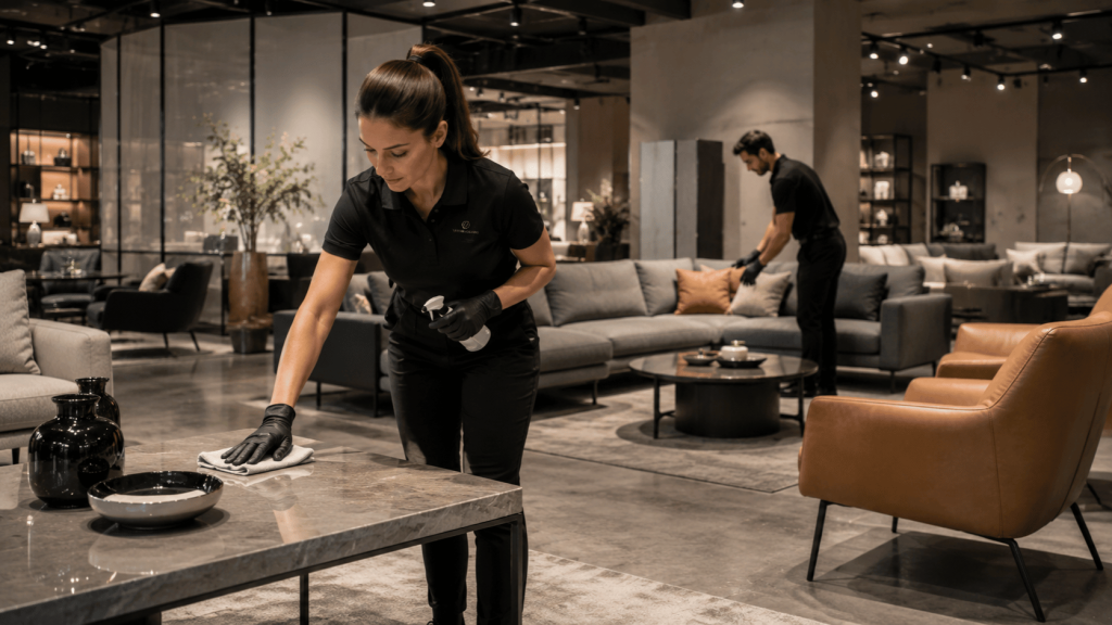 pulizia showroom Bologna